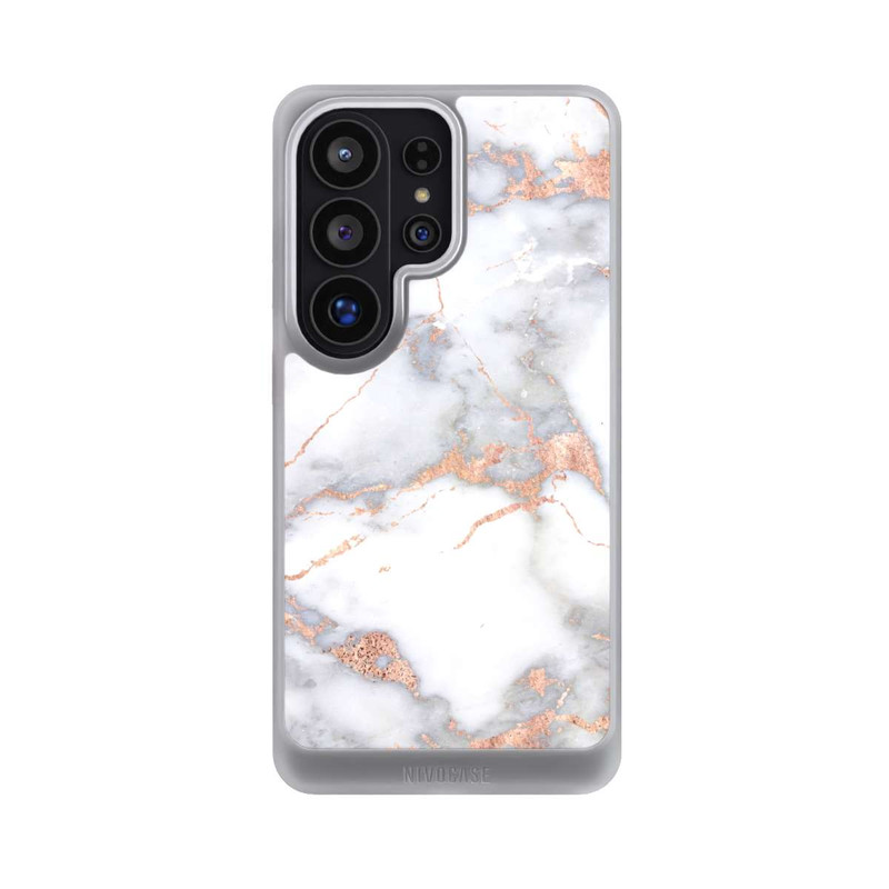 Galaxy S26 Ultra NIVOcore Marbre Blanc et Doré