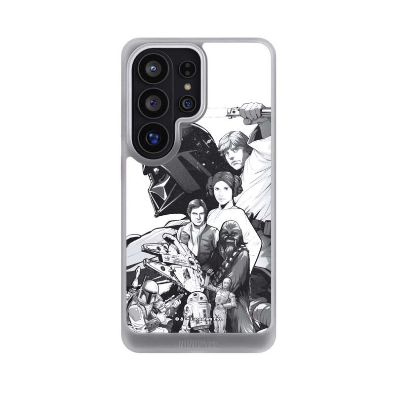 Galaxy S26 Ultra NIVOcore StarWars Charaktere - Schwarz-Weiß