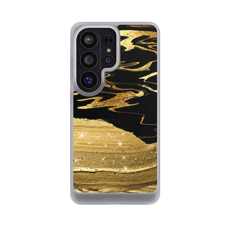 Galaxy S26 Ultra NIVOcore Marmoradern im Goldlook