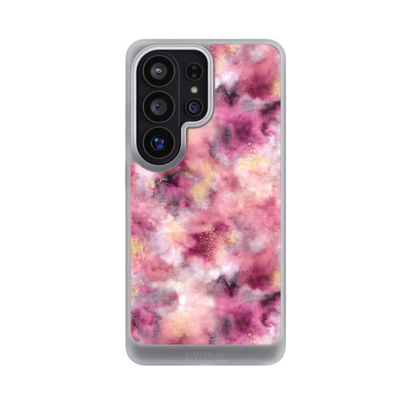 Galaxy S26 Ultra NIVOcore Rauchiges Marmoraquarell rosa