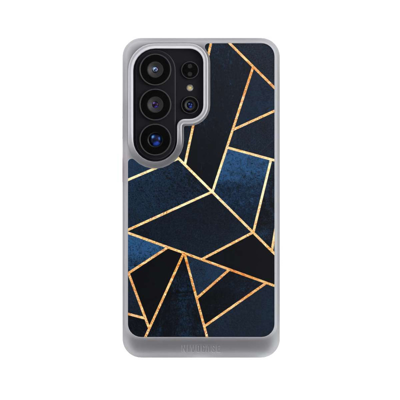Galaxy S26 Ultra NIVOcore Navy Stein Golddruck