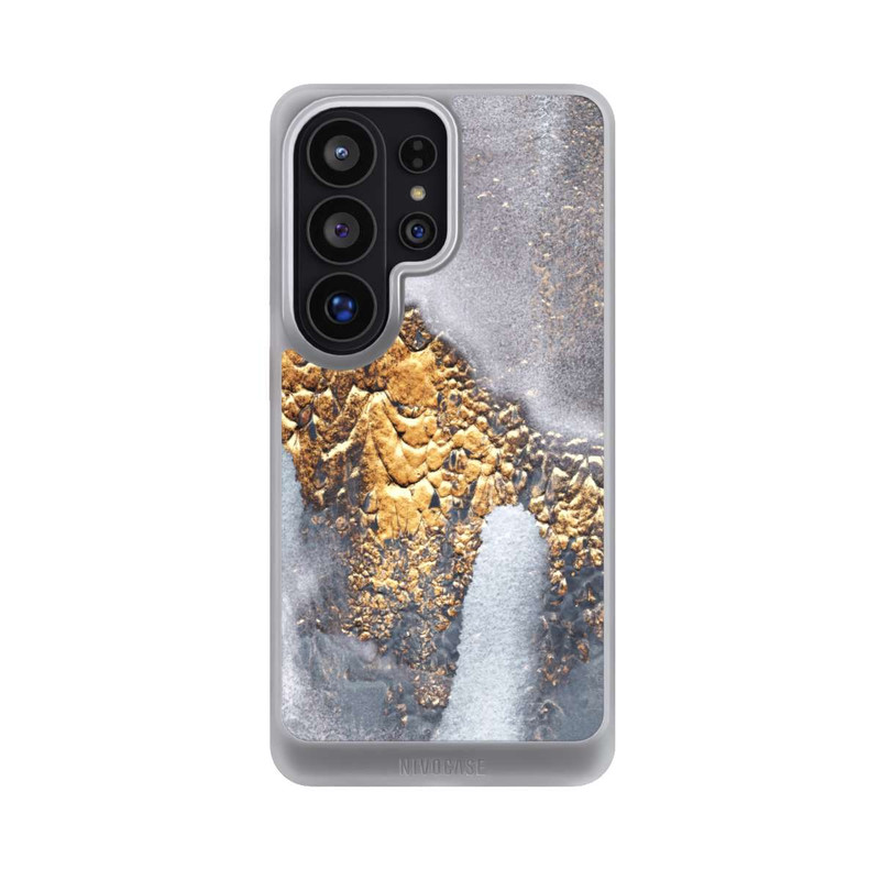 Galaxy S26 Ultra NIVOcore Beton-Gold-Glitzerlook