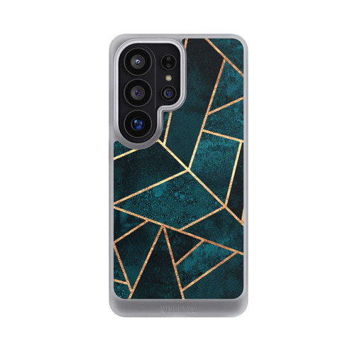 Samsung Galaxy S26 Ultra NIVOcore Tief Blaugrün Stein Gold Druck