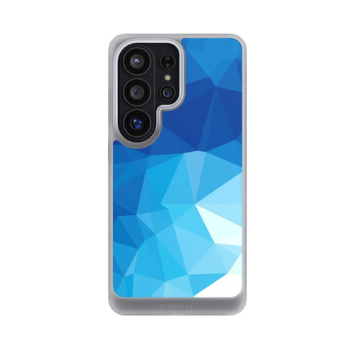Samsung Galaxy S26 Ultra NIVOcore Mosaïque Polygonale Bleue