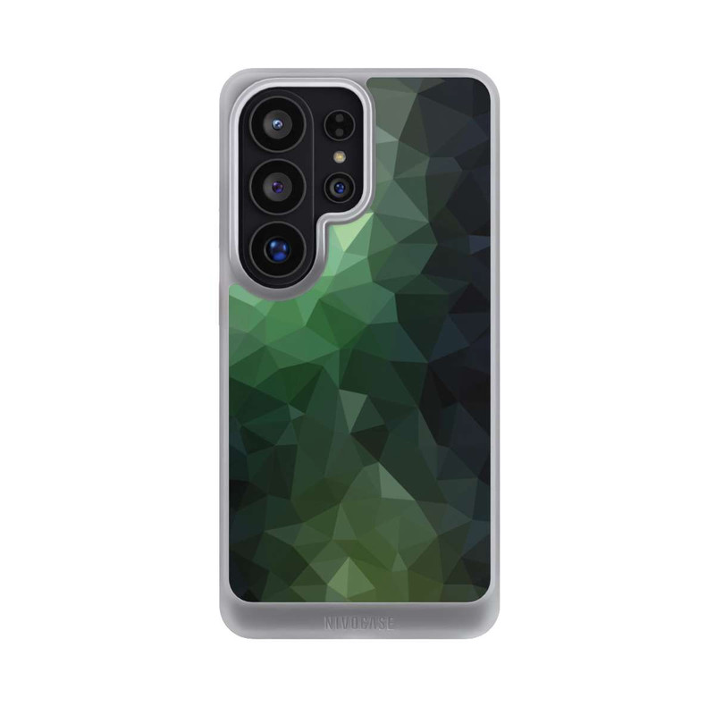 Galaxy S26 Ultra NIVOcore Polygonal Mosaic Green