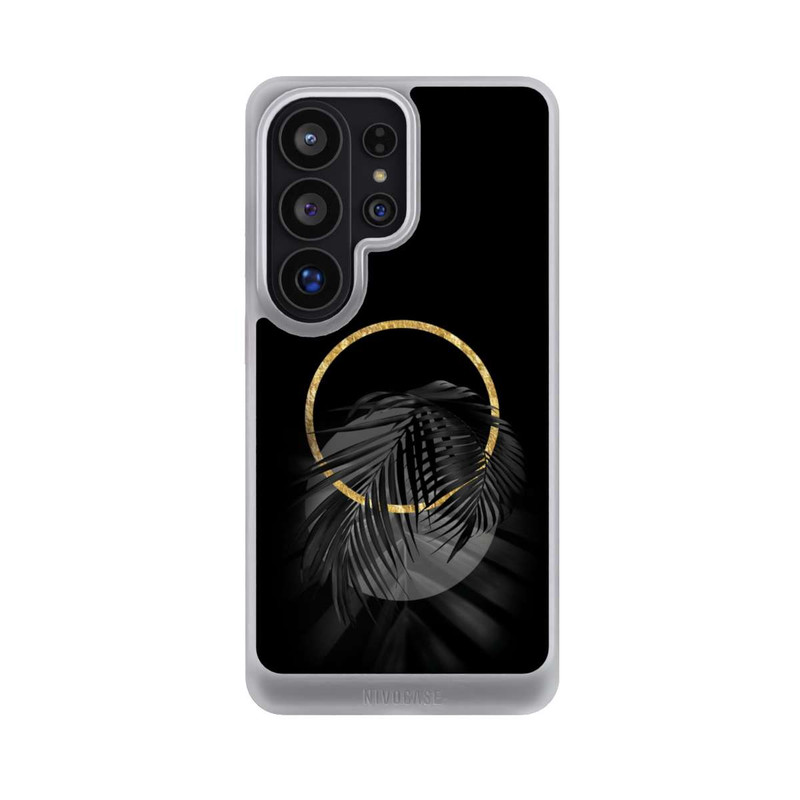 Galaxy S26 Ultra NIVOcore tropische Blätter schwarz