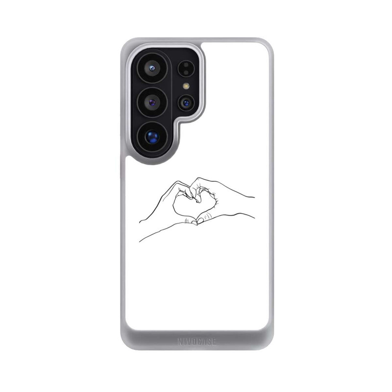 Galaxy S26 Ultra NIVOcore Herz Hände Line Art