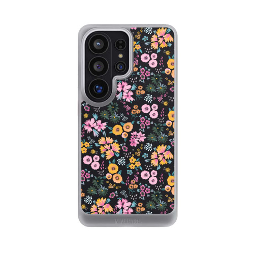 Samsung Galaxy S26 Ultra NIVOcore Kleine bunte Blumen Schwarz 2