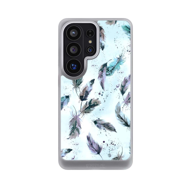 Galaxy S26 Ultra NIVOcore Magische Federn Sanftes Blau