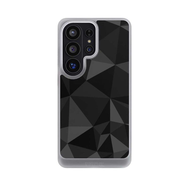 Galaxy S26 Ultra NIVOcore Polygonmuster schwarz