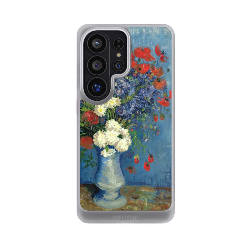 Galaxy S26 Ultra NIVOcore Still Life Vase with Cornflowers and Poppies by Vincent Van Gogh