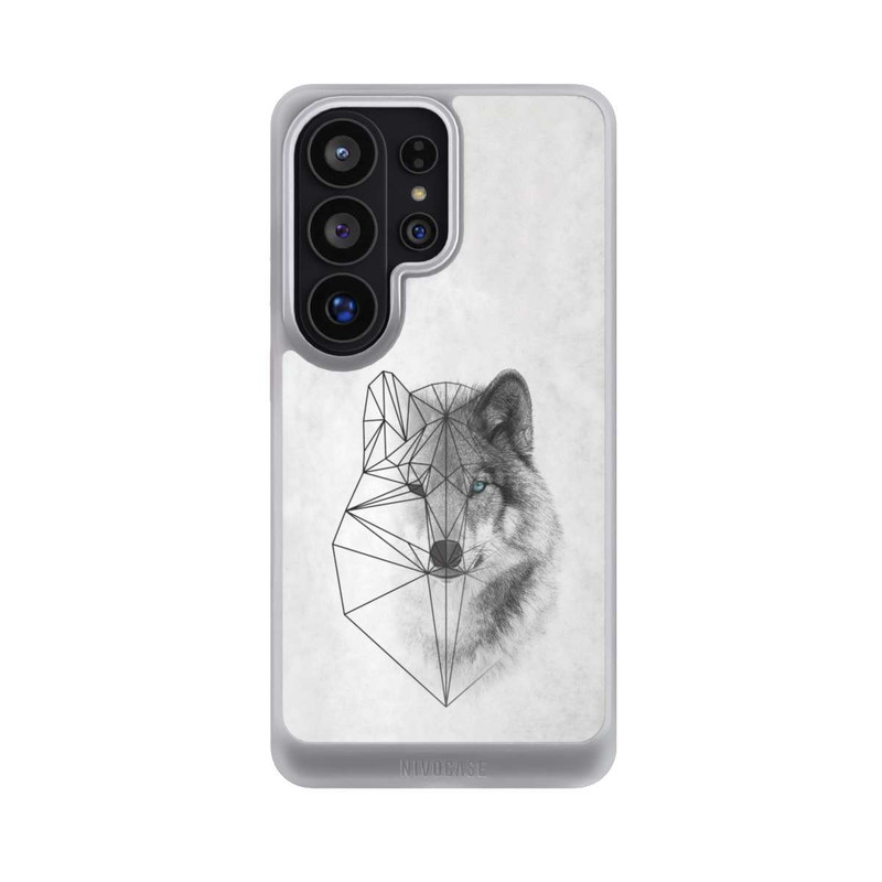 Galaxy S26 Ultra NIVOcore Polygonaler Wolf