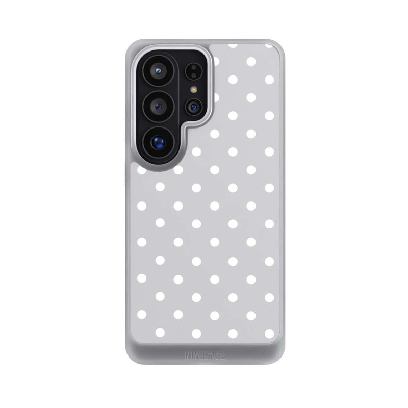 Galaxy S26 Ultra NIVOcore Polka Dots Grau
