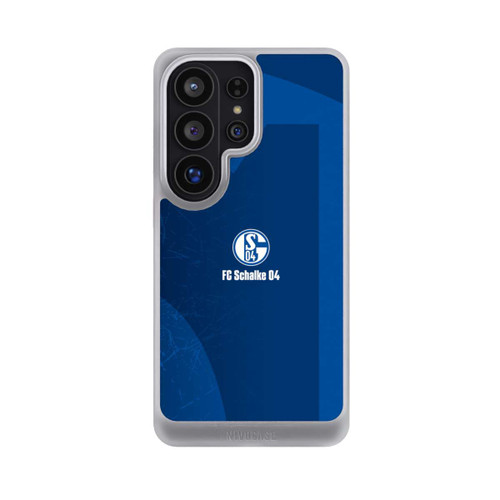 Samsung Galaxy S26 Ultra NIVOcore Schalke 04 Blauer Hintergrund Mit Logo
