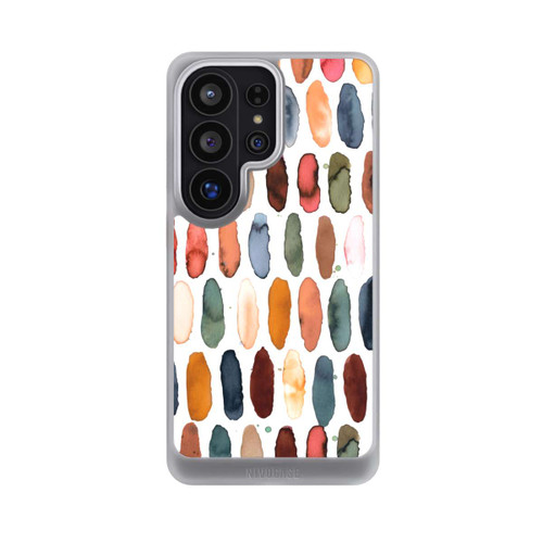 Samsung Galaxy S26 Ultra NIVOcore Watercolor Dashes Mineral Terracotta