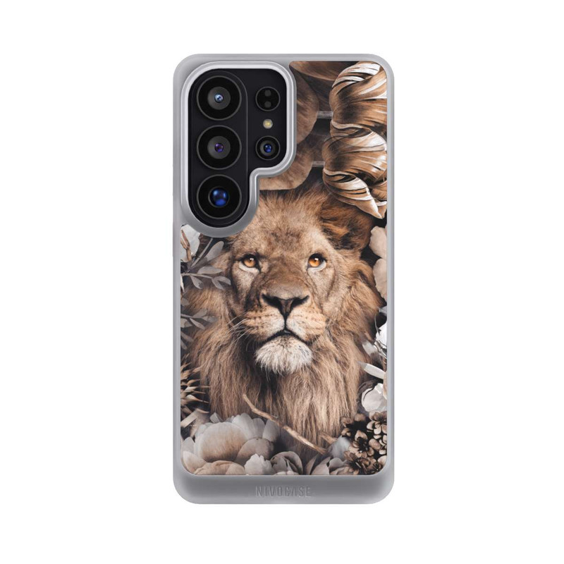 Galaxy S26 Ultra NIVOcore Lion Flower Frame beige