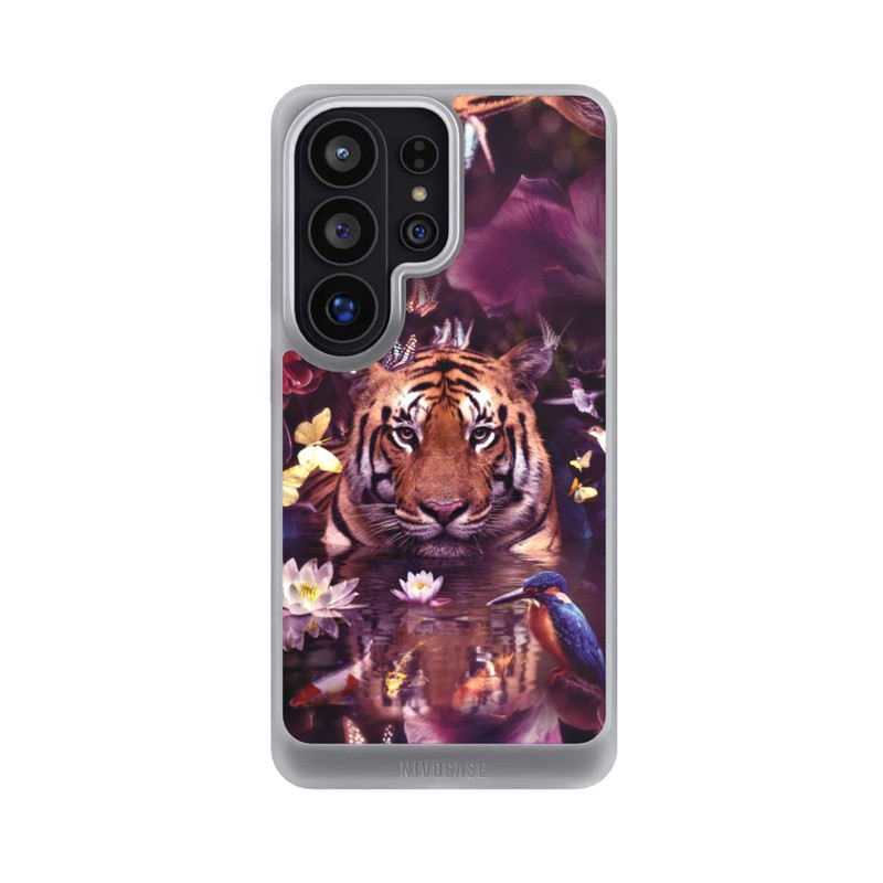 Galaxy S26 Ultra NIVOcore Tiger Blumenrahmen