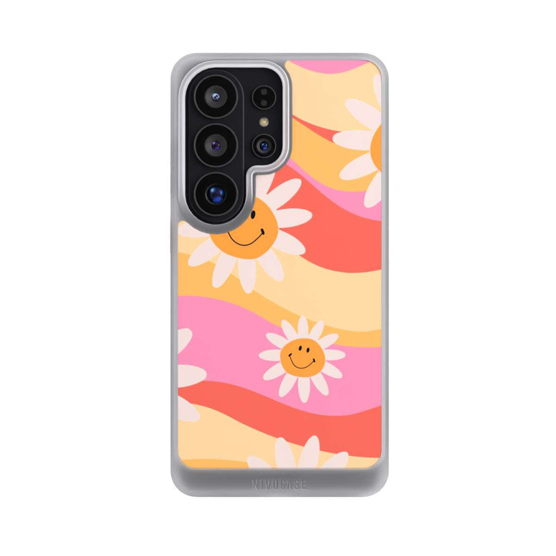 Galaxy S26 Ultra NIVOcore Retro Smiles Orange Colorful