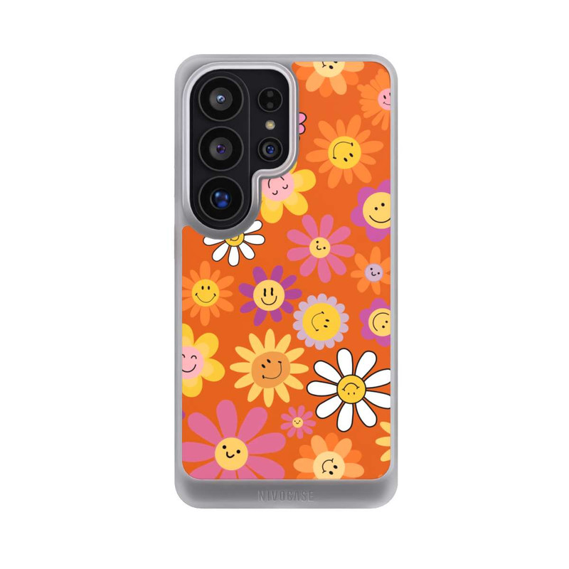 Galaxy S26 Ultra NIVOcore Smiles Orange Flowers