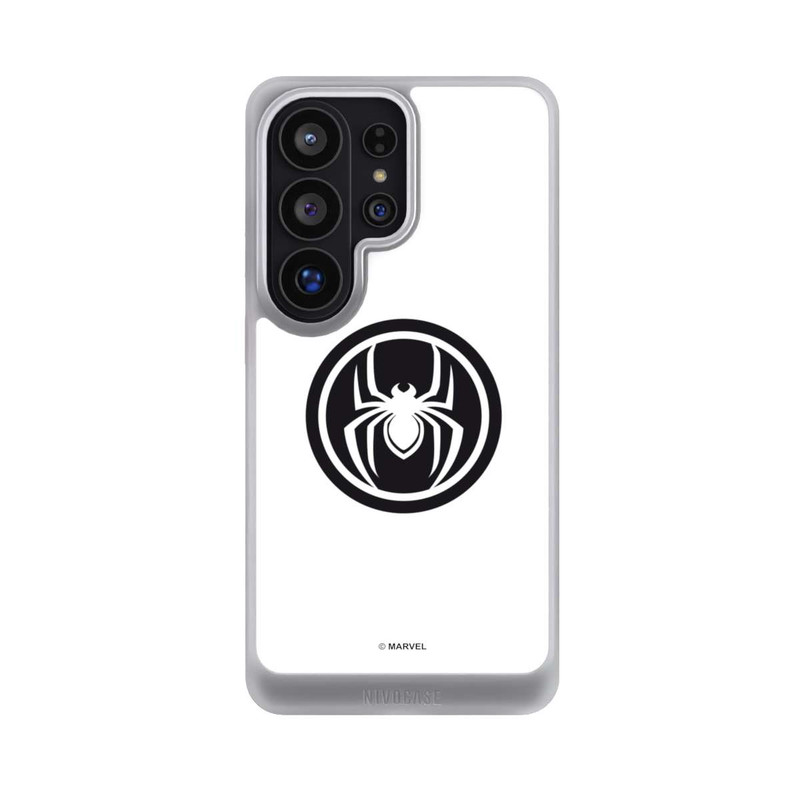 Galaxy S26 Ultra NIVOcore Spider-Man Spider Logo White