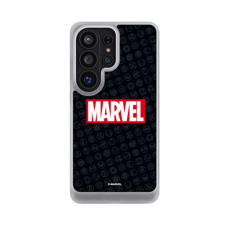 Galaxy S26 Ultra NIVOcore Marvel Logo Noir Rouge
