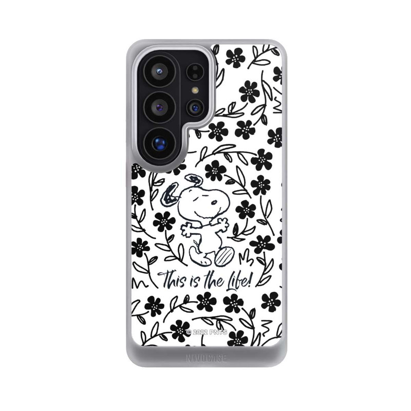 Galaxy S26 Ultra NIVOcore Snoopy This Is The Life Noir & Blanc