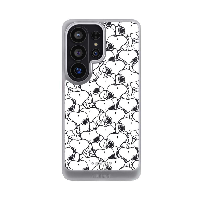 Galaxy S26 Ultra NIVOcore Snoopy Pattern Noir & Blanc