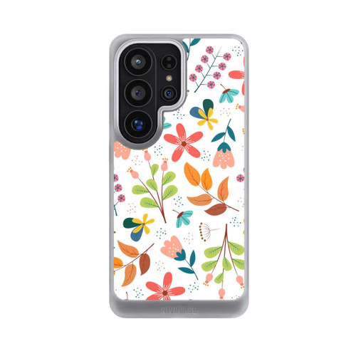 Samsung Galaxy S26 Ultra NIVOcore Fleurs et feuilles blanches