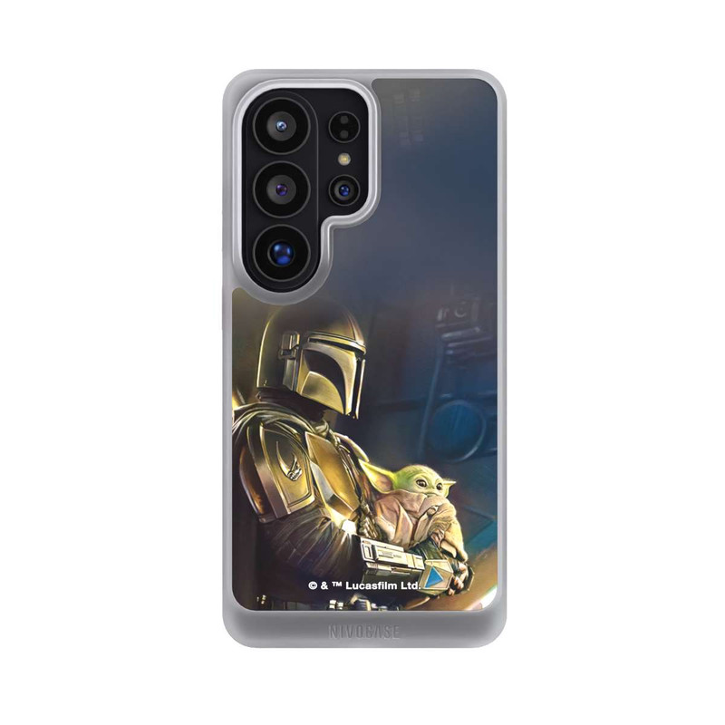 Galaxy S26 Ultra NIVOcore Mandalorianer und Grogu im Schiff