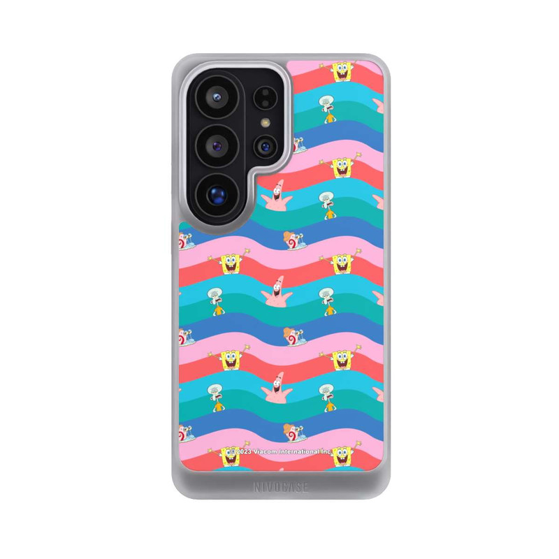 Galaxy S26 Ultra NIVOcore Spongebob Freunde Bunte Wellen
