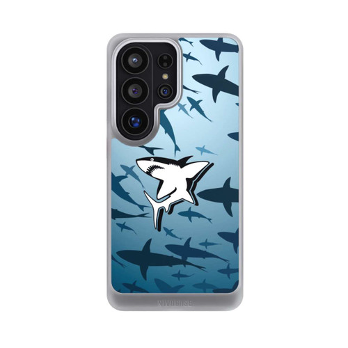 Samsung Galaxy S26 Ultra NIVOcore Haie Muster Blau