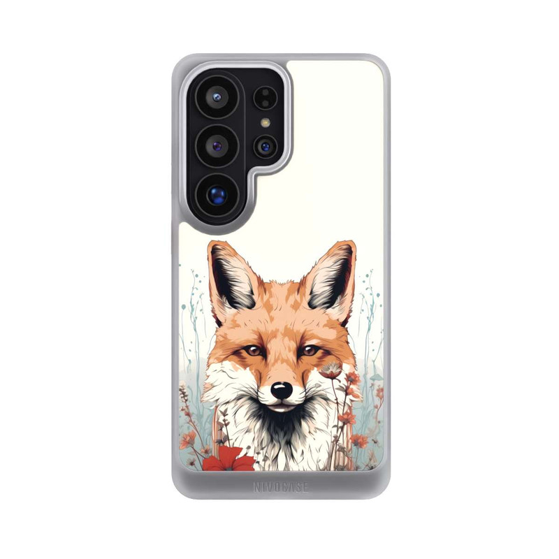 Galaxy S26 Ultra NIVOcore Renard avec des fleurs
