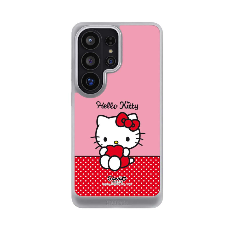 Galaxy S26 Ultra NIVOcore Hello Kitty sitzend mit Herz