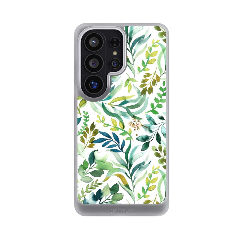 Galaxy S26 Ultra NIVOcore Aquarell Palmenblätter Botanisch Grün