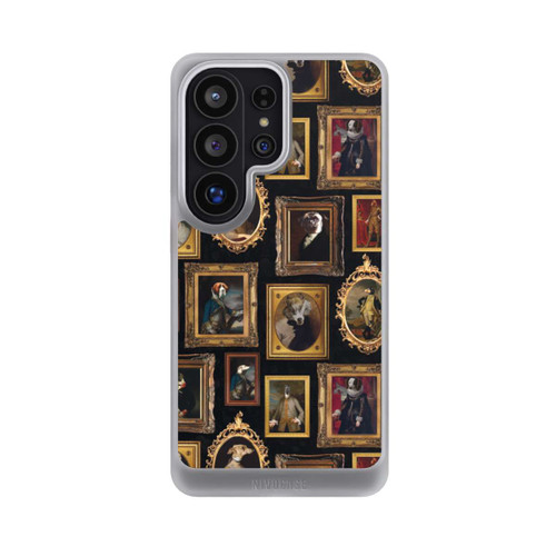 Samsung Galaxy S26 Ultra NIVOcore Bilderrahmen Muster Hunde altmodisch mit KI