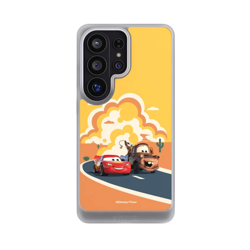 Galaxy S26 Ultra NIVOcore Disney Cars Lightning McQueen Und Hook on the Road