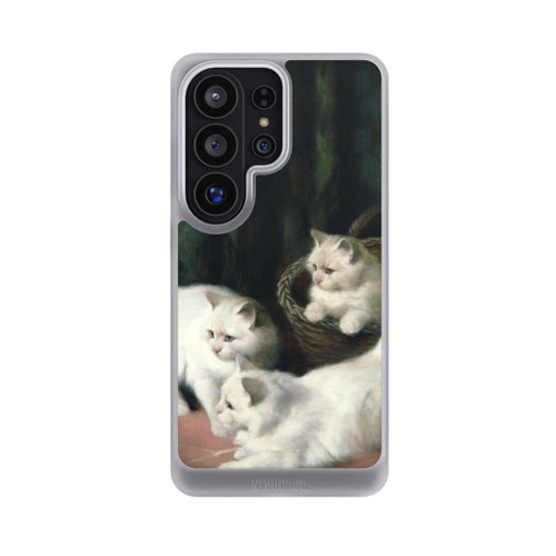 Samsung Galaxy S26 Ultra NIVOcore Three White Angora Kittens