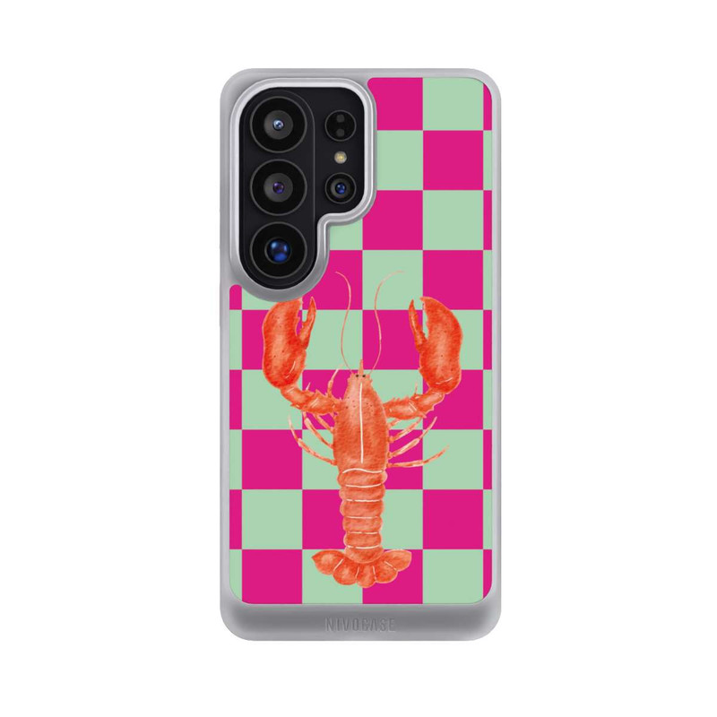 Galaxy S26 Ultra NIVOcore Pink Checkers Lobster