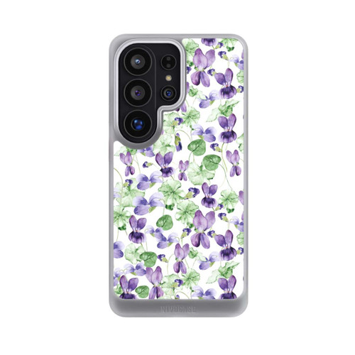 Samsung Galaxy S26 Ultra NIVOcore Purple Wildflowers Pattern Watercolor