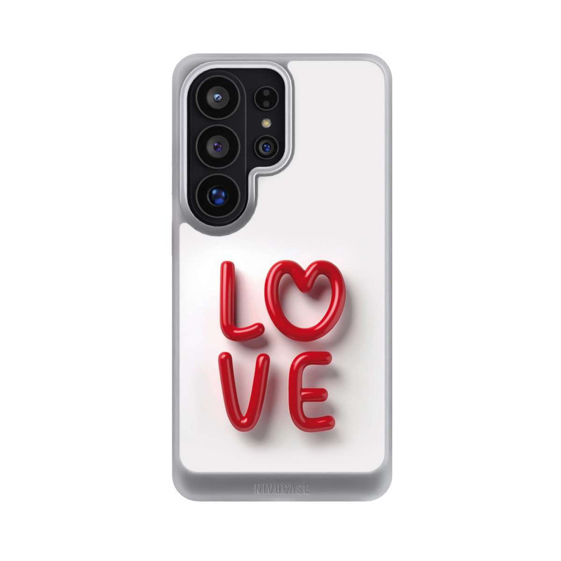 Galaxy S26 Ultra NIVOcore Love Statement Red with AI