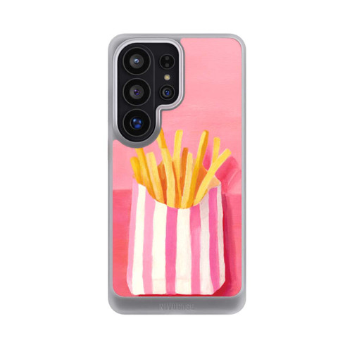 Samsung Galaxy S26 Ultra NIVOcore Retro Pommes Pink Watercolor