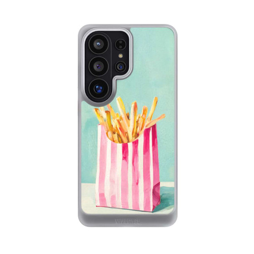 Samsung Galaxy S26 Ultra NIVOcore Retro Pommes Blau Watercolor