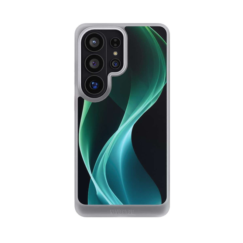 Galaxy S26 Ultra NIVOcore Green Modern Background