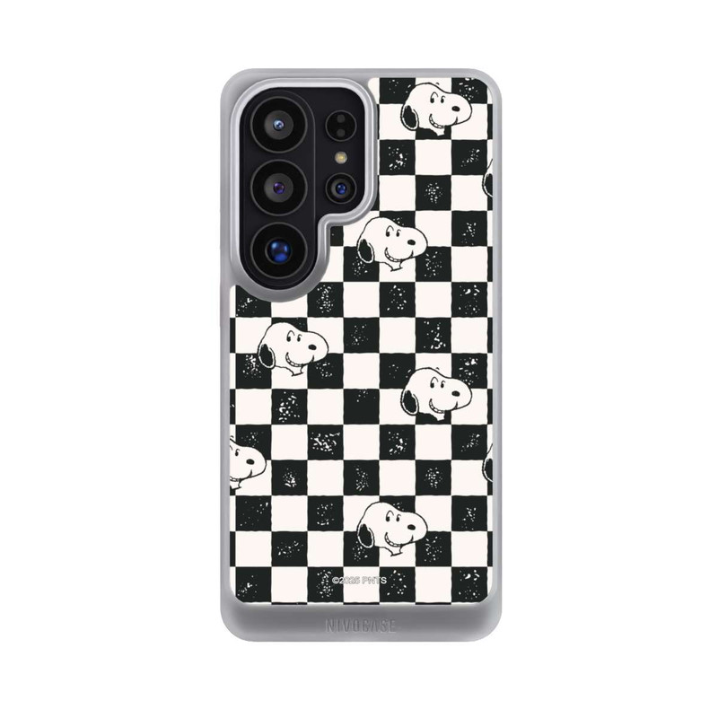 Galaxy S26 Ultra NIVOcore Snoopy Heads Checked Pattern
