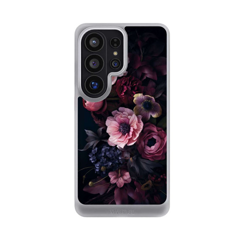 Samsung Galaxy S26 Ultra NIVOcore Rosa Blumenbild mit Pfingstrosen auf dunklem Hintergrund Mit KI