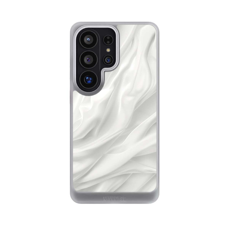 Galaxy S26 Ultra NIVOcore White Satin Smooth Texture With AI