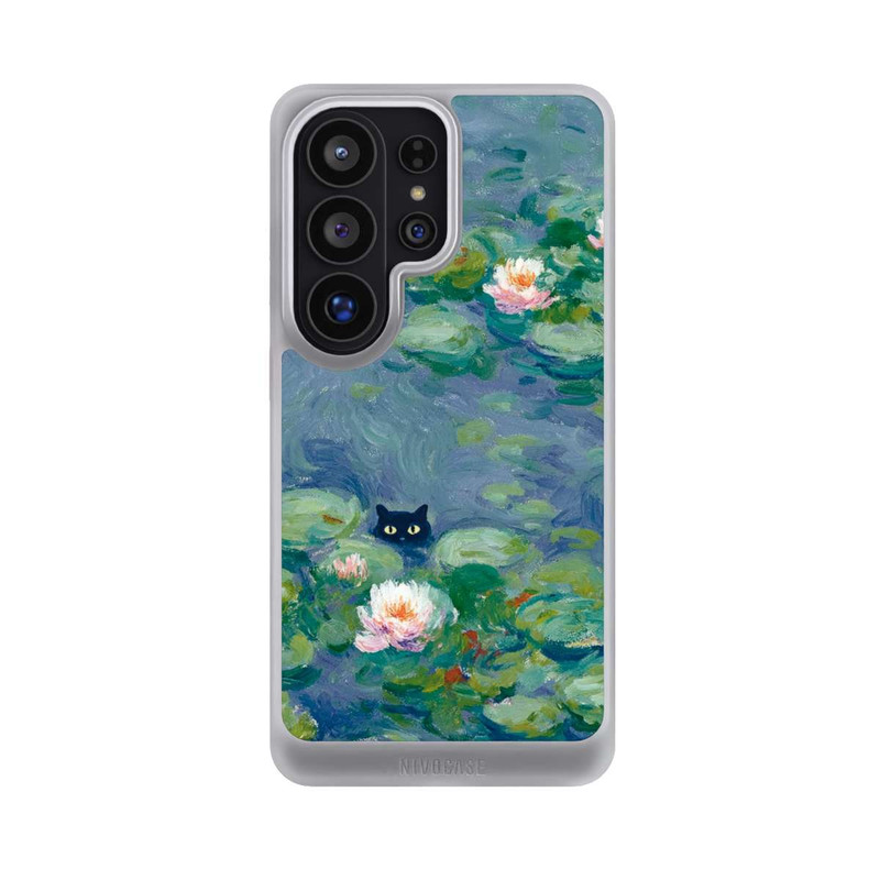 Galaxy S26 Ultra NIVOcore Katze im Teich Gemälde