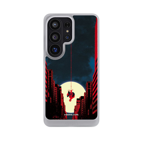 Samsung Galaxy S26 Ultra NIVOcore Spider-Man Marvel between Skyscrapers