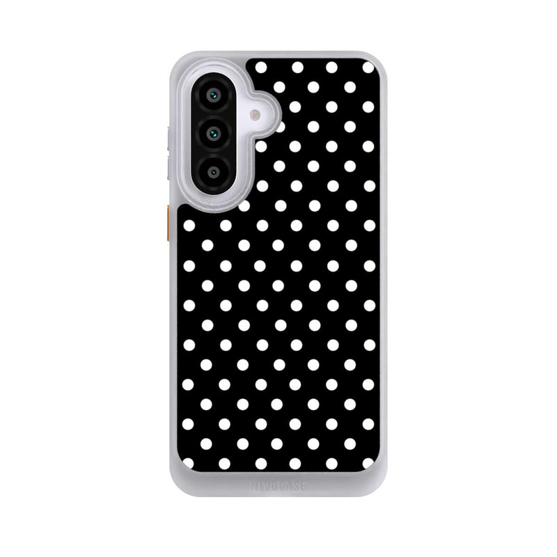 Galaxy A57 5G NIVOcore Confettis blancs sur fond noir