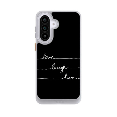 Samsung Galaxy A57 5G NIVOcore Love Laugh Live white/black